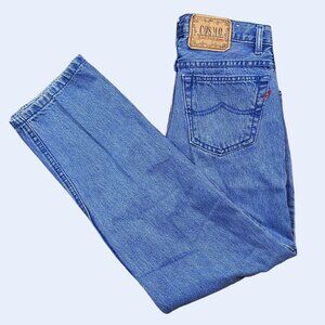 Vintage 1980’s Bright Blue Women's Size 29 Retro Cosmo Jeans 100% Cotton
